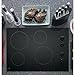 GE 30 Inch Built-In Knob Control Electric Cooktop in Black Ceramic