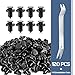 Xislet 120 Pcs POM Fastener Rivets Compatible with Honda Acura Accord Civic Fits Bumper and Fender Body Retainer Clips with Tool Replace - 91503-SZ3-003