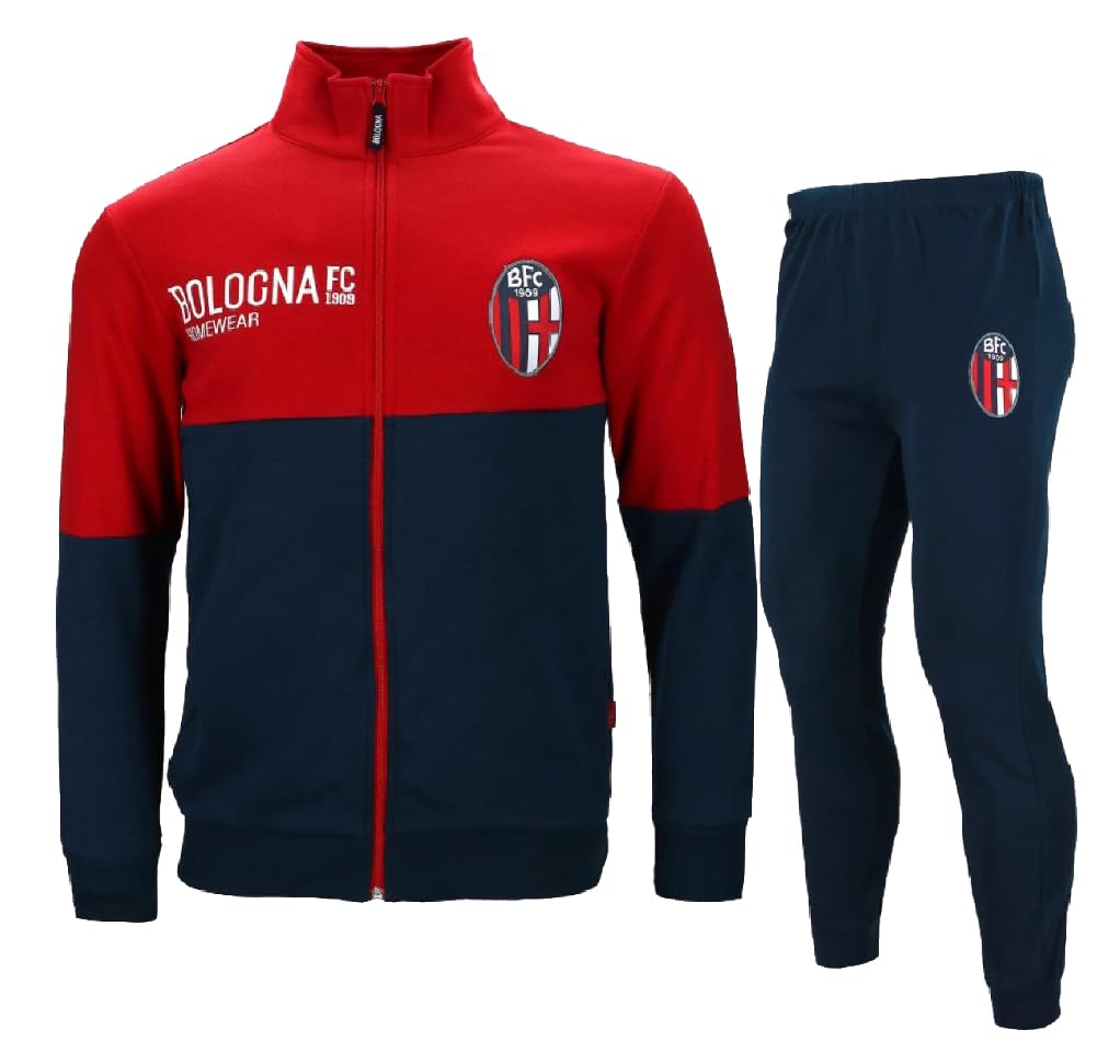 Tuta da Casa Completa del Bologna FC 1909 Ufficiale | Homewear Personalizzabili con Nome e Numero PS 41347-BS