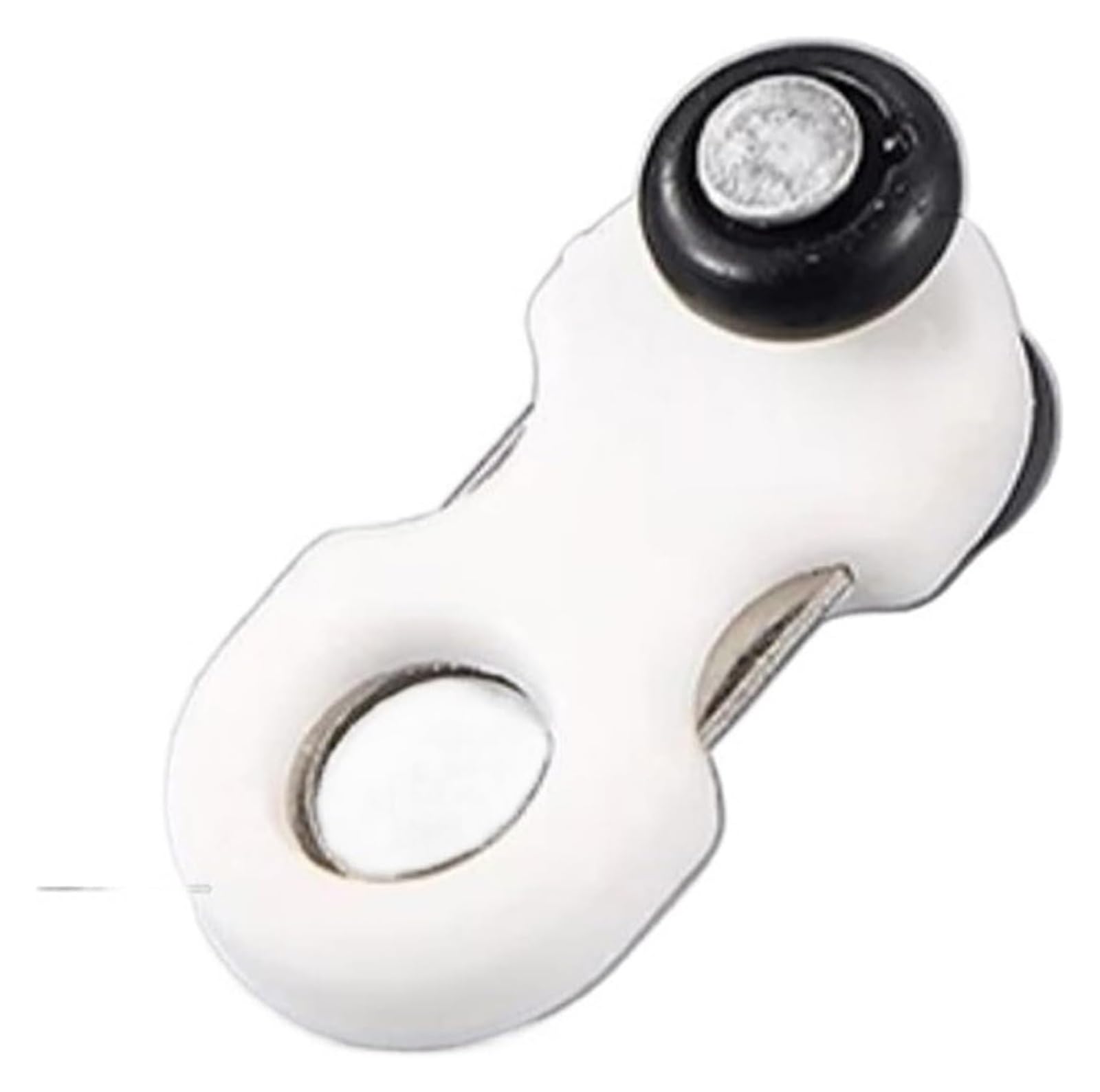 Curtain Rails Pulleys，30Pcs/Bag Two Wheels/Four Wheels Curtain Track Metal Pulleys,Rails Slider Suitable For Ultra Thin Aluminum Alloy Double Track(White Two Wheels)
