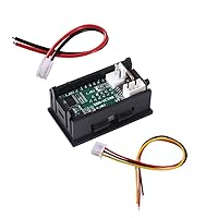 Vista 2 de 2 amperímetros de voltímetro LED de 0.28 pulgadas, multímetro digital rojo y azul, probador de corriente de voltaje, detector de corriente