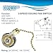 HQRP Switch 3-Speed Pull Chain Control Ceiling Fan Сompatible with Harbor Breeze Ceiling Fan