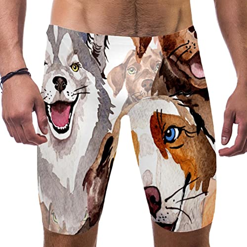 Bañador de natación jammer para hombre HUI JIN SHOP de secado rápido activo