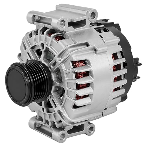 SCITOO Alternator Fits for Audi Q3 2.0L 1984CC L4 2015 2016 2017 2018, 12V 140Amp CW 6-Groove Clutch Pulley, Replace OE - 06J903023R 06J903023RX TG14C056 20303 20303N by SCITOO - Used condition - US$170.99
