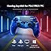Lioeo Mando para P4 Inalambricos, Mando para P4 Gamepad de Doble Vibración...