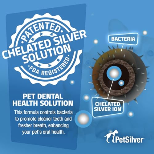 PetSilver-Teeth-Gum-Water-Additive-for-Dental-Care-Dog-Breath-Freshener-Targets-Tartar-Plaque-Eliminates-Bad-Breath-Cat-Oral-Care-Dog-Teeth-Cleaning-No-Brushing-Tasteless-12-fl-oz PetSilver Teeth Gum Water Additive for Dental Care Dog Breath Freshener Targets Tartar Plaque Eliminates Bad Breath Cat Oral Care Dog Teeth Cleaning No Brushing Tasteless 12 fl oz