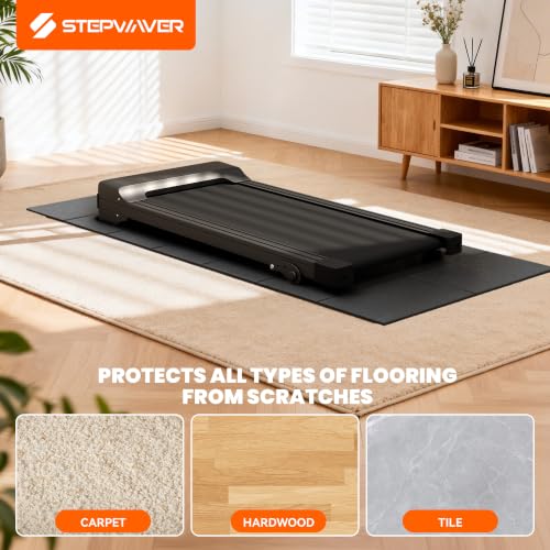 Image of Stepwaver Walking Pad Mat, 68 inchx24 inch, Treadmill Mat for Hardwood Floors