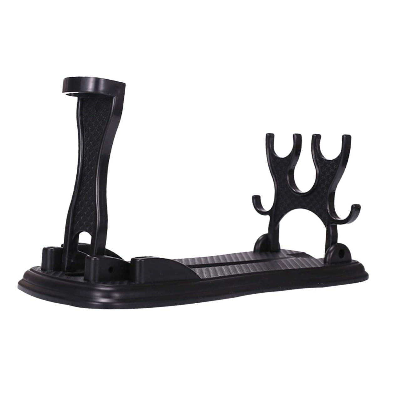 BRIGHTFUFU Kitchen Utensil Holder Multi Functional Plastic Knife Rack Folding Storage Shelf for Easy Organization and Lightweight Design for Kitchen Countertop Use