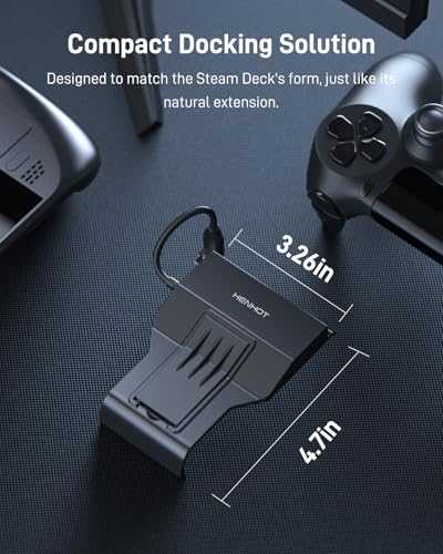 Station d'accueil Steam Deck multiport HDMI 4K 60Hz 100W