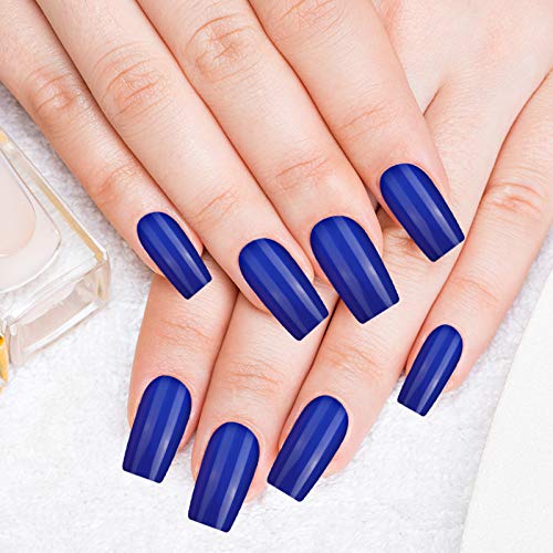 image for Maitys 384 Pieces 16 Sets Press on Nails Short Coffin False Nails and 