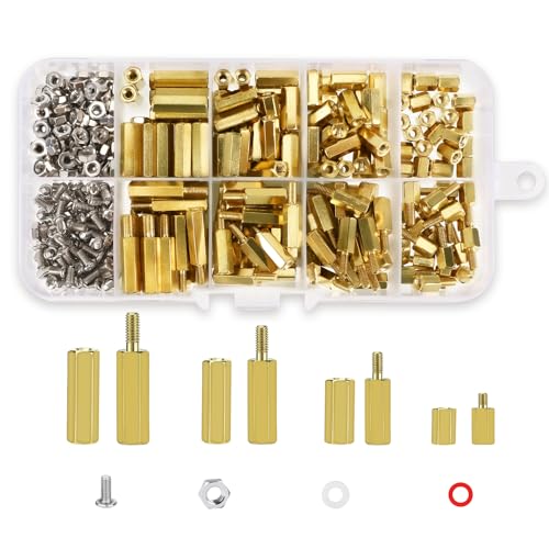 Auauraintt LJDPTT 486Stk Messing Abstandshalter Set