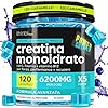 CREATINA MONOIDRATO GUMMIES 6200 mg – Integratore con Taurina e Vitamina B12 – 120 Caramelle Gommose al Mirtillo per Energia, Forza e Recupero Muscolare – Formula Vegan Senza Glutine