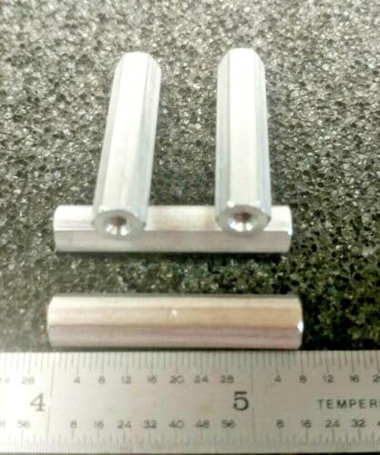 Aluminum STANDOFFS 1/4 HEX Female-Female 4-40 X 1-1/4 Long - 10 pcs - dhirastore
