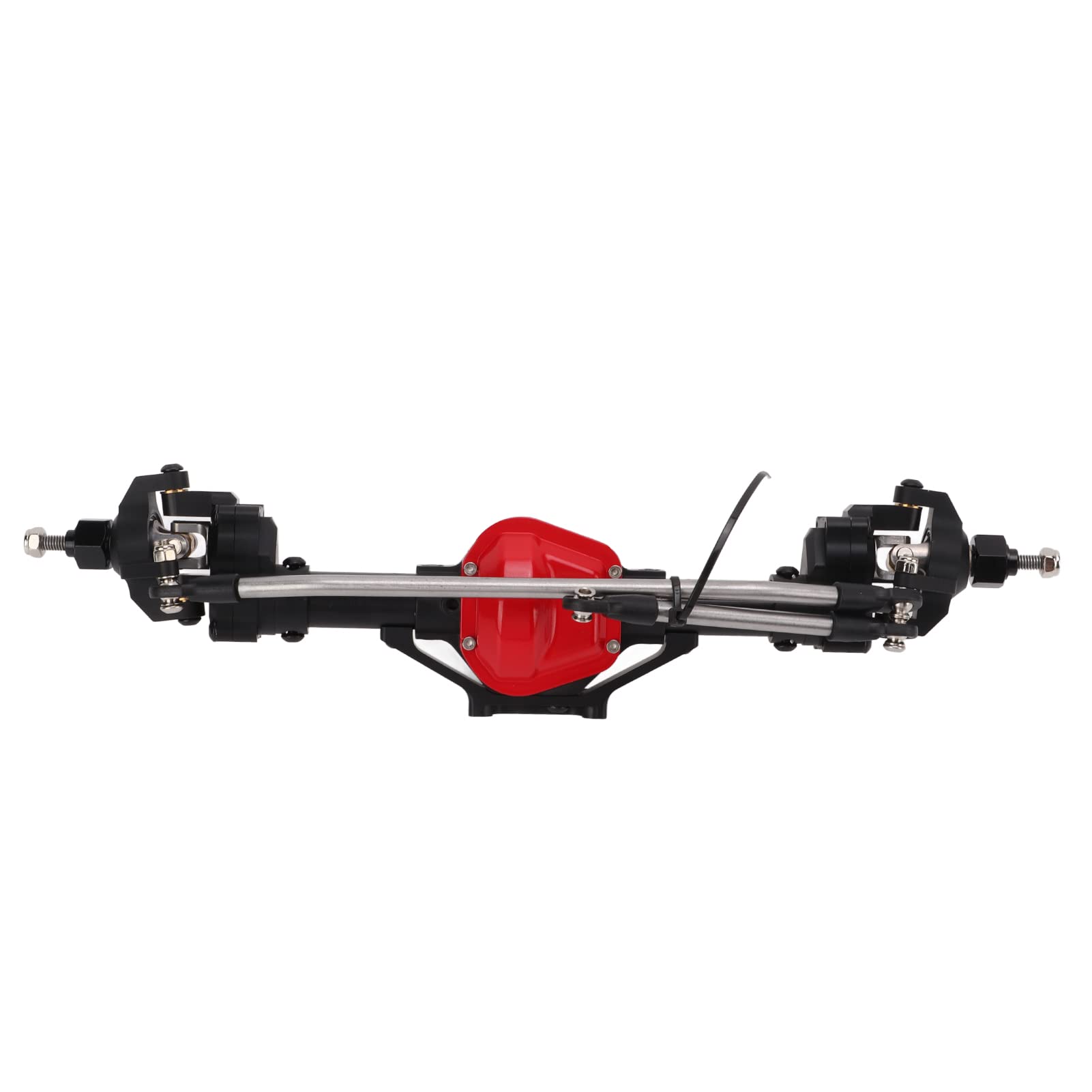Drfeify Przednia oś Portalowa CNC Metal RC do Gąsienicy Axial SCX10 1/10 | Obudowa ze Stopu Aluminium, Stalowe Koła Zębate, Drążek Kierowniczy ze Stali Nierdzewnej, Zwiększa Prześwit Pod Pojazdem o