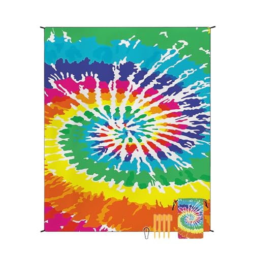 Generisch - Mantas de pícnic, manta de picnic al aire libre - Toalla de playa impermeable 220 x 180 cm, esterilla de playa con bolsa de almacenamiento, 4 pinzas, manta de hierba, esterilla de playa