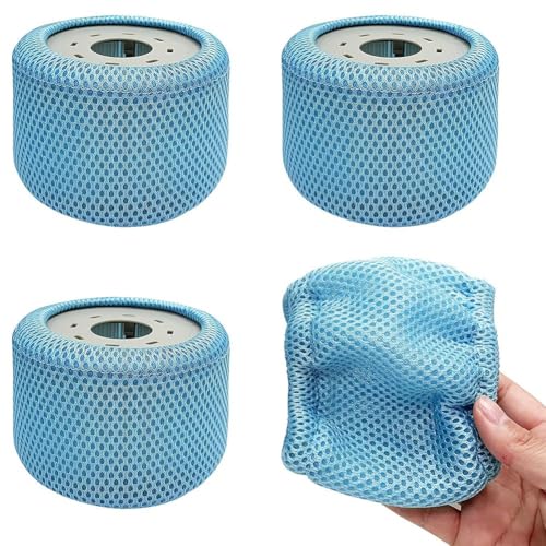 Buhdjfnke Accesorios de spa, 4 piezas de red de protección para filtros de Whirlps, filtro de repuesto de 90 picos, filtro de piscina