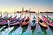 Produktbild Gondeln in Venedig Italien, Deko-Fotografie Poster-Kunstdruck (24 x 36