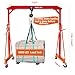 Adjustable Gantry Crane with Hoist and Trolley 4000 LBS, Overall Height Adjustable 7.78~11.04 FT, Shop Crane 2T Hoist Garage Crane