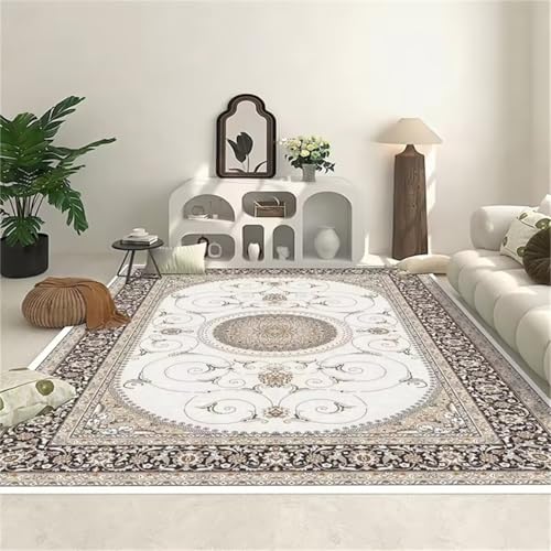 Moquette acoustique grand tapis de salon gris antidérapant 70x140