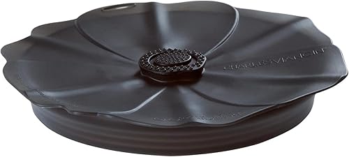 Charles Viancin - Tapa de silicona Poppy Pop para almacenamiento de alimentos - 8 pulgadas7.9 in - Sello hermético en cualquier superficie lisa de