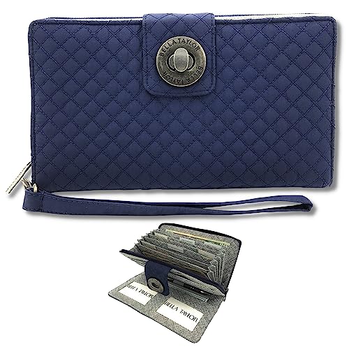Bella Taylor Cash System Wallet for Envelope Budgeting - RFID Protected - Cash Stuffing Wallet with Detachable Wristlet