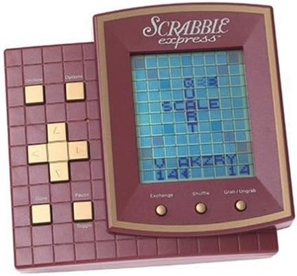 Scrabble Express Electronic Handheld Juego (Edición de 1999incluye instrucciones)