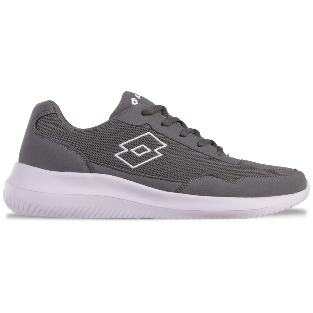 Lotto Connect Unisex Trainers, Grey/White, 42 EU, Grey/White, 8 UK