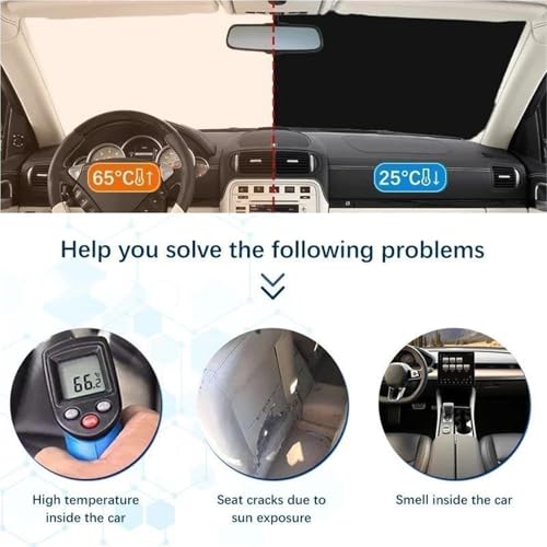 Pare-soleil intérieur Peugeot 108 pour trajets estivaux au frais