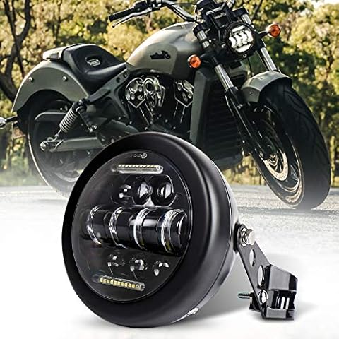MOVOTOR 5.75 Inch Universal Motorcycle Headlight Cover