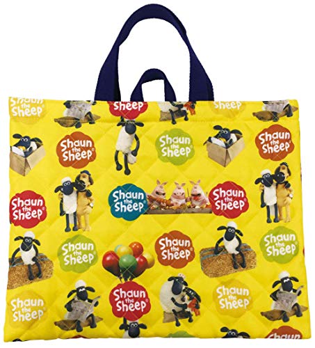アイプランニング レッスンバッグ ひつじのショーン キルト ドット イエロー W39×H31cm K1391B