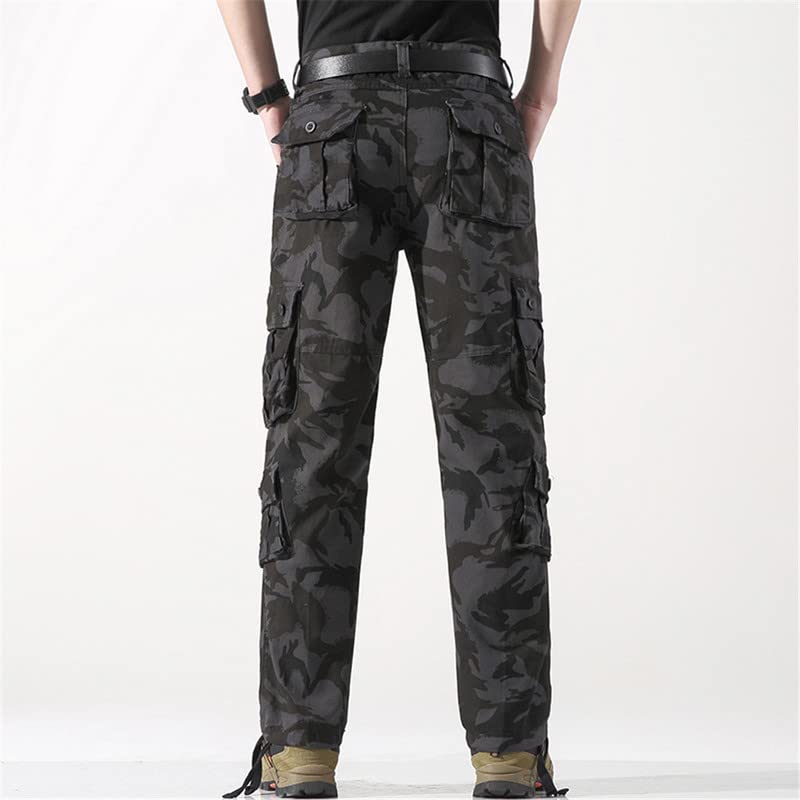 Shanghai Story Men's Work Pants Cargo Joggers Straight Tactical Pants Travel Casual Pants with Multi Pockets2