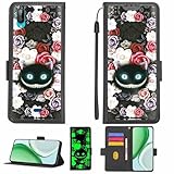 Aroepurt Case Compatible for Mobicell Mx1 Phone Case Flip Cover [with Tempered Glass Screen Protector][RFID Blocking][Luminous Effect] LPT-LZM