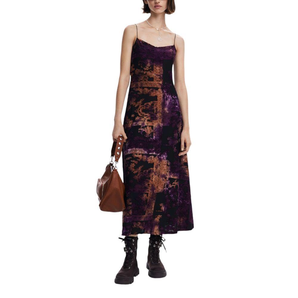 Desigual Abito da Donna A Maniche Lunghe NAN Donna (Pacco da 1)