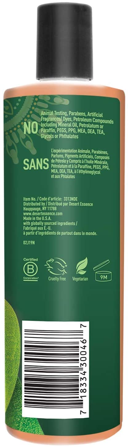 Desert Essence - Shampooing et Après-Shampooing Régénérateur au Melaleuca Thérapeutique - Pack duo - 2 x 375mL