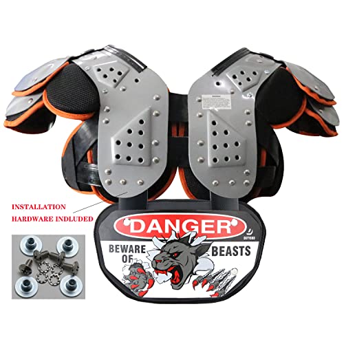 Football Back Plate- Dutybod Lower Back/Rear/Back Bone Protector Shield Backplate For Youth & Adult (Kid) #TOP4