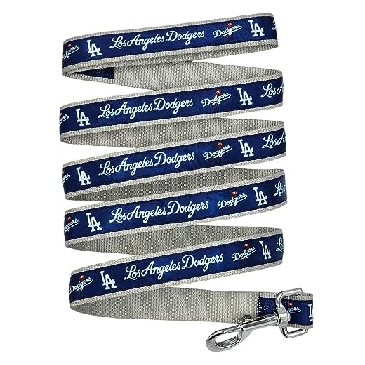 MLB LOS ANGELES DODGERS Dog Leash, Large