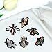 24 Pcs Cute Iron On Insect Patches Applique - Sew Iron on Embroidered Patches Clothes Decorative Iron on - Butterfly and Bee Decoration Iron On Patches for Backpacks,Bags,Hats,Jean,Jacket,Cap (K27)