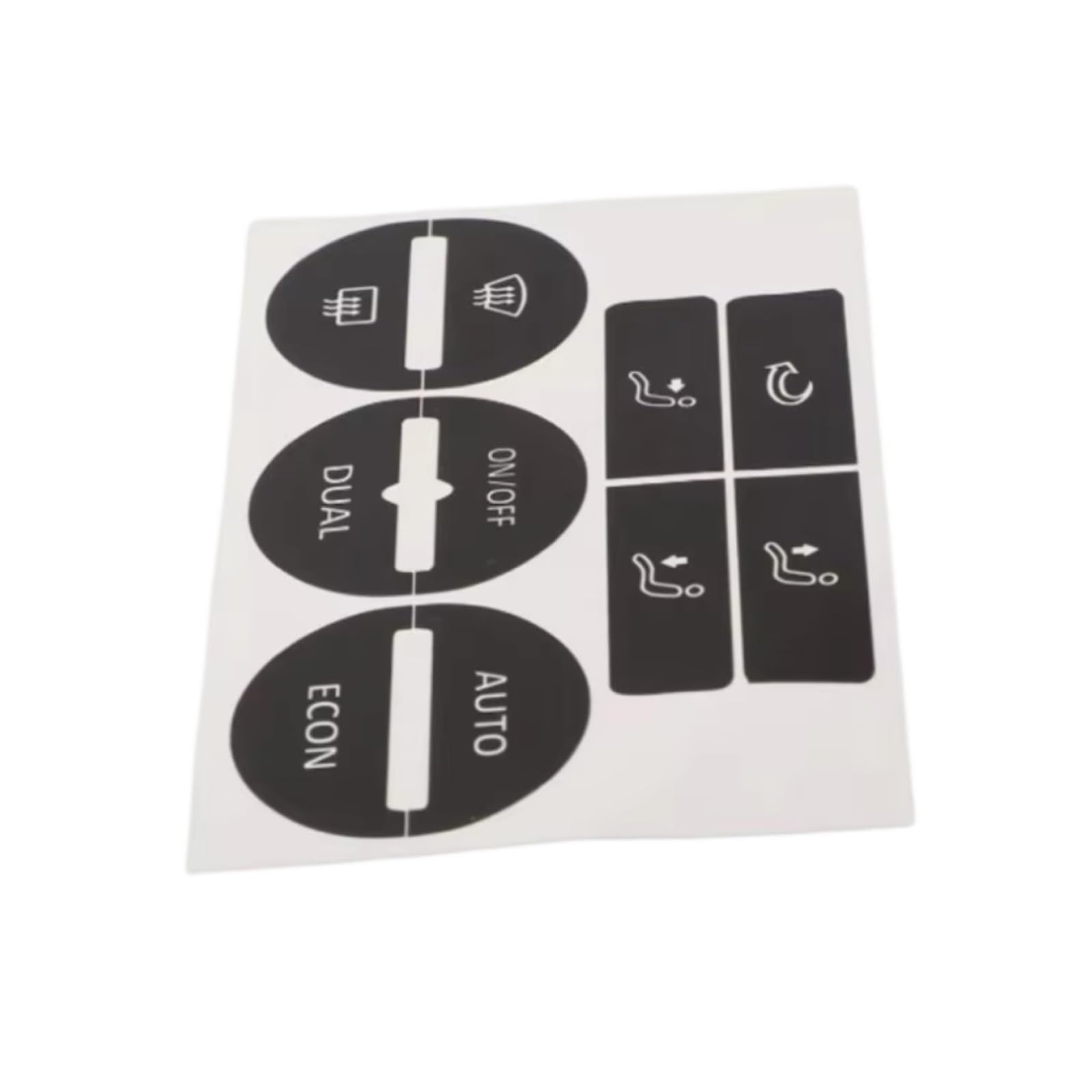 Auto Interior Trim Compatible with VW for Golf for MK5 for Passat 2004-2008 1pcs Car Interior Center Console Button Stickers AC Climate Control Worn Repair Decals