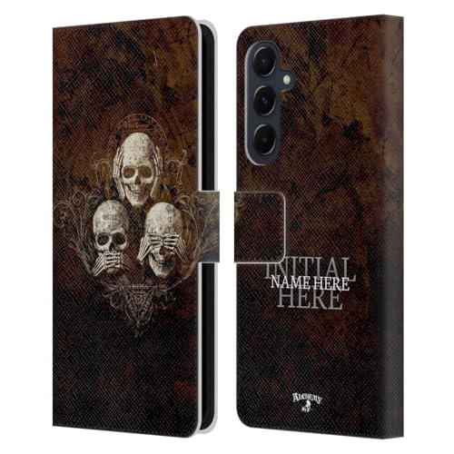 Housse Samsung Galaxy A55 5G Alchemy Gothic étui portefeuille en cuir texturé durable