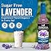 Syruvia Sugar Free Coffee Syrup, Lavender Flavored Syrup for Drinks, Lattes, and Desserts – 25.4 fl oz