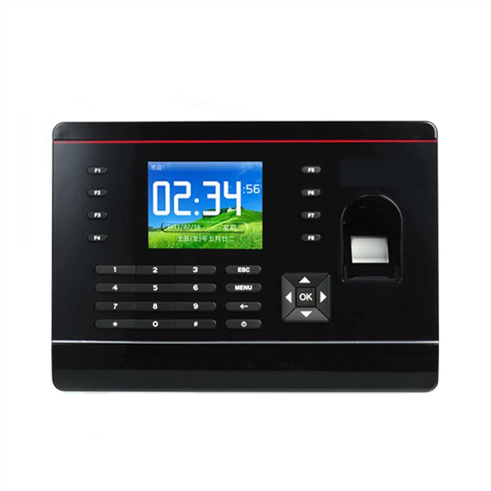 Máquina Biométrica De Control De Asistencia De Empleados A-C061 Servicio En La Nube P2P Huella Digital Y Tarjeta RFID Reloj De Tiempo De Asistencia Registro De Tiempo De,
