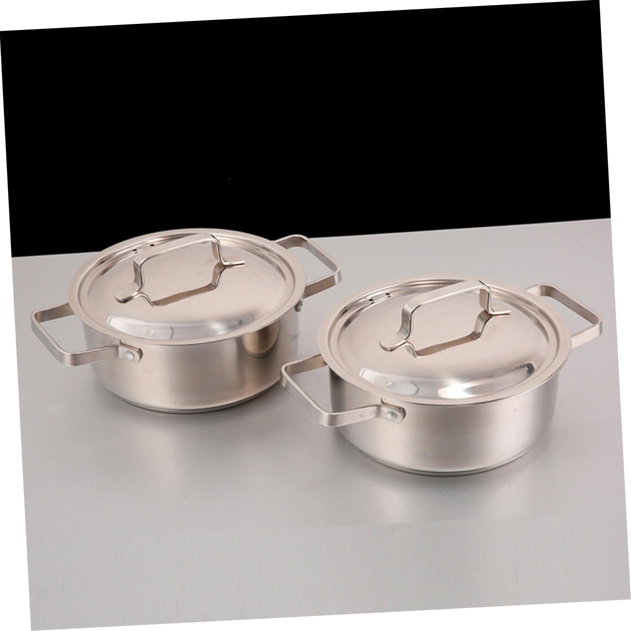 Gatuida Multifunktionstopf aus Edelstahl 24cm mit Robustem Praktischem Design für Suppe und Alltagsgebrauch in Küche