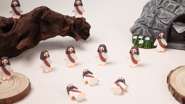Watch Mini Jesus Figurines Bulk Easter Jesus Toys on Amazon Live