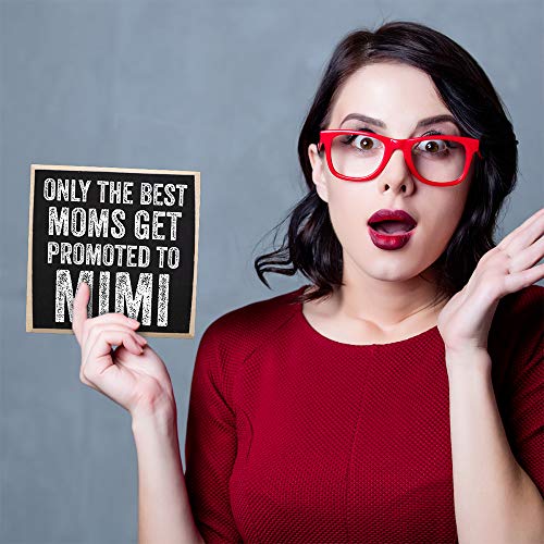 Only-The-Best-Moms-Get-Promoted-to-Mimi-Grandparents-Gifts-Rustic-Wooden-Sign-Little-Signs-with-Sayings-Home-Decor-Gift-for-Grandma-Grammy-Gift-for-Grandparents-Day-Gifts-for-Grandparents Only The Best Moms Get Promoted to Mimi Grandparents Gifts Rustic Wooden Sign Little Signs with Sayings Home Decor Gift for Grandma Grammy Gift for Grandparents Day Gifts for Grandparents