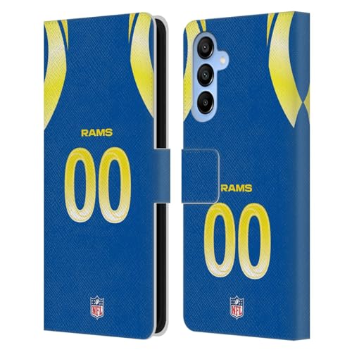 Coque Samsung Galaxy A16 5G Los Angeles Rams en cuir Head Case Designs personnalisé