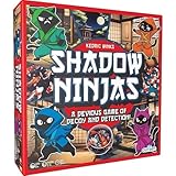 Shadow Ninja's Board Game - A Devious Game of Decoy and Detection! - for 2 to 5 Players Ages 8 and up