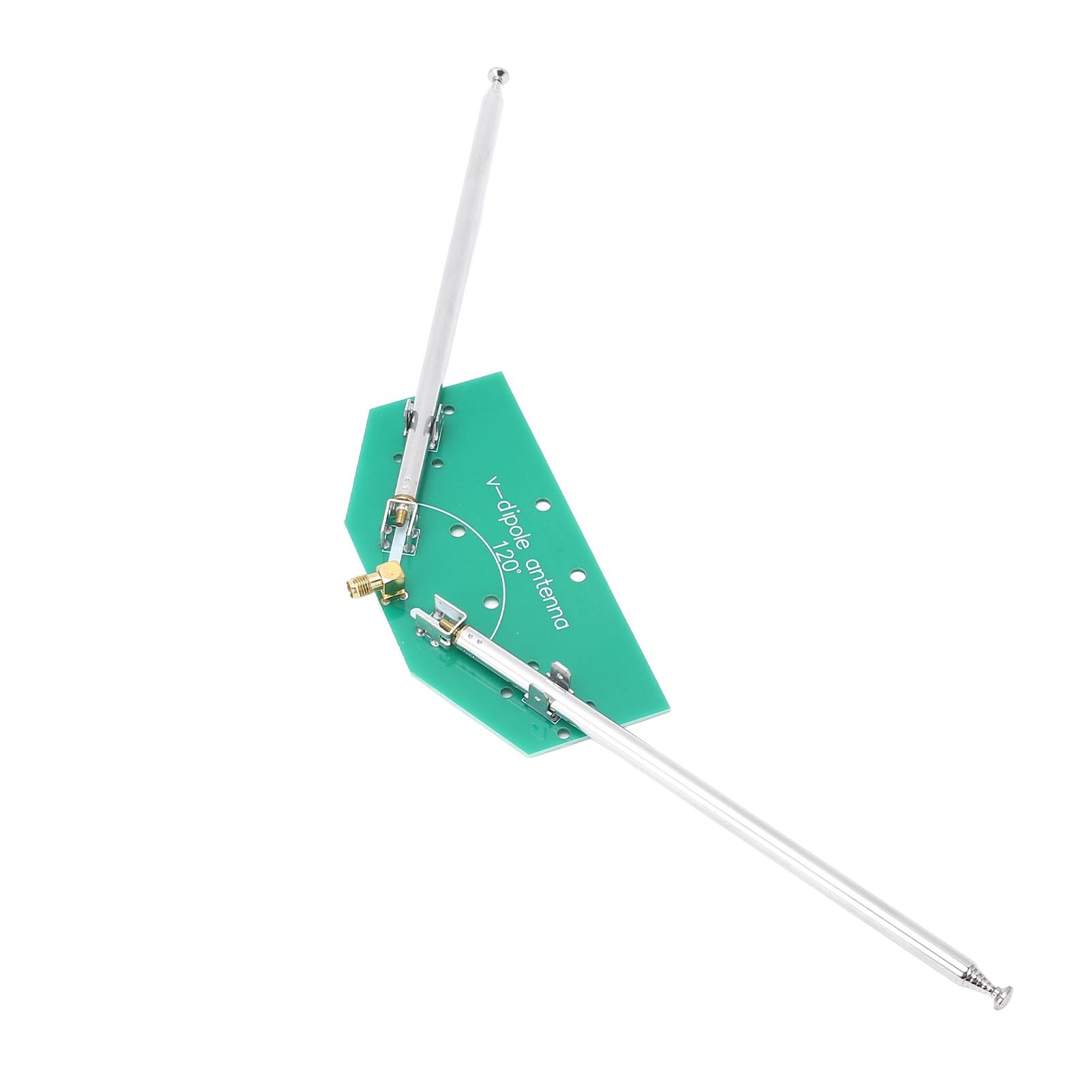 Teleskop-V-Dipolantenne, 97 cm Länge, Einstellbare Frequenz, 78 M–415 MHz, SMA-Buchse, Schnittstelle, Kontakte aus Silberlegierung für Luftfahrtanwendungen
