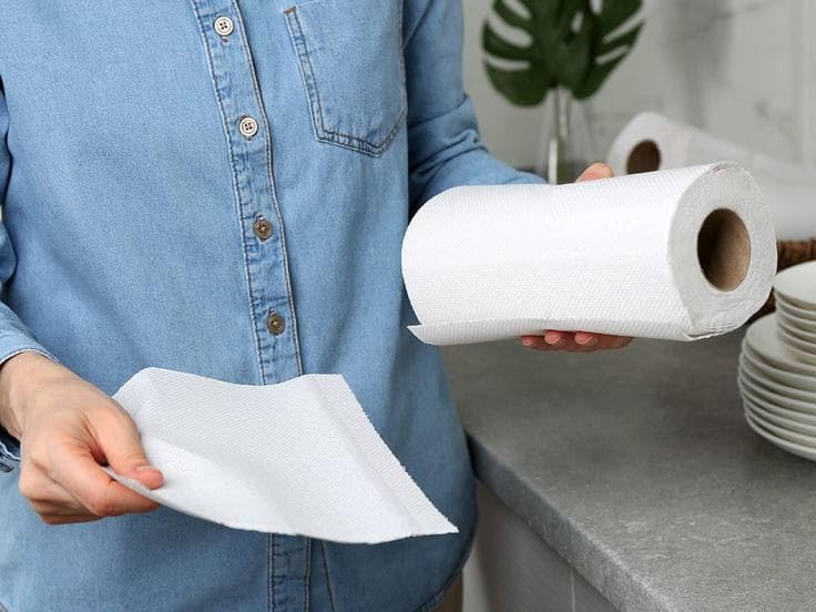 Tissue Roll Kitchen Thick Strong 4 Ply Paper Napkin Sheets Wipes Big Size Disposable Multipurpose Cleaning Pack Of (6) (B0CZTT5SYH) Amazon Price History, Amazon Price Tracker