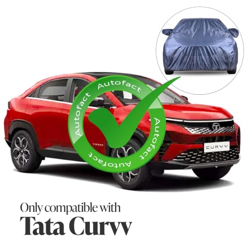 Image of Autofact Premium Car Cover for Curvv | All Weather Water-Resistant Full Body Car Cover | Light-Weight Triple-Stitched Outdoor Shield with UV Protection, Dustproof & Heat-Resistant