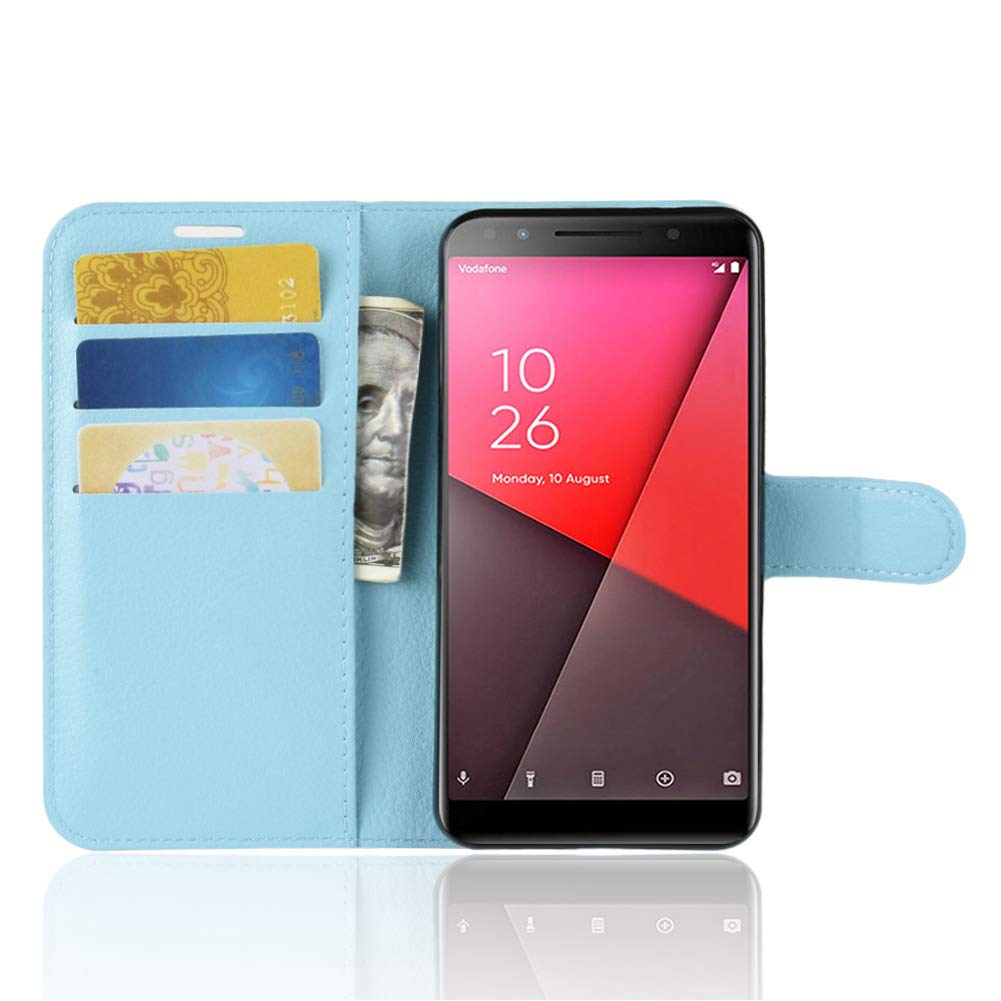 NEKOYA Cover Vodafone Smart N9 Lite,Custodia Vodafone Smart N9 Lite Portafoglio con Interno TPU Antiurto,Supporto Stand,con Magnetico Snap Wallet Case per Vodafone Smart N9 Lite